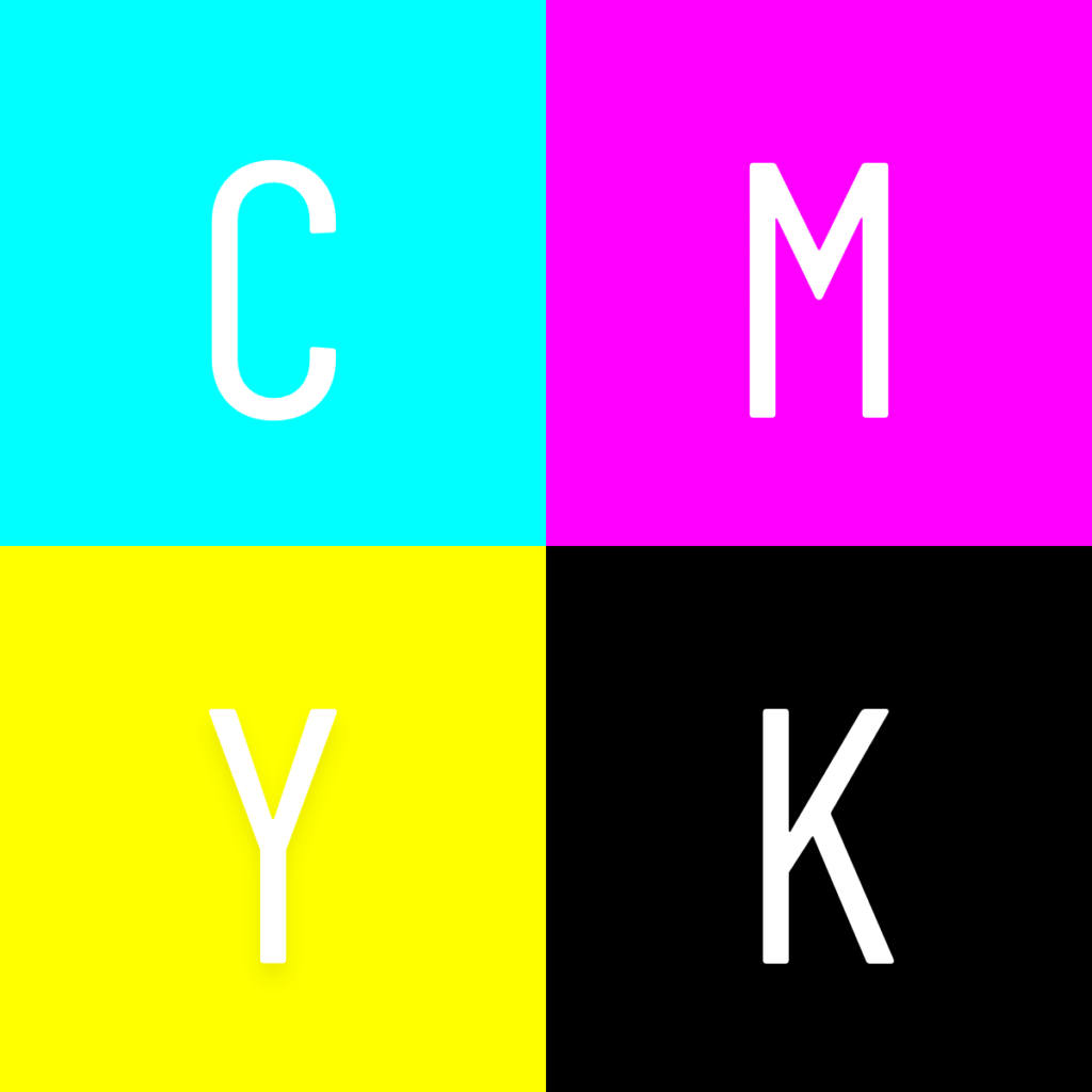 An example of the CMYK color profile as used for printing sign graphics.