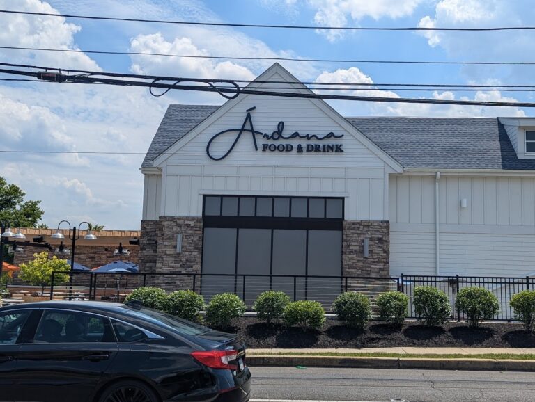 Ardana Food and Drink storefront lettering installed by MRC Signs