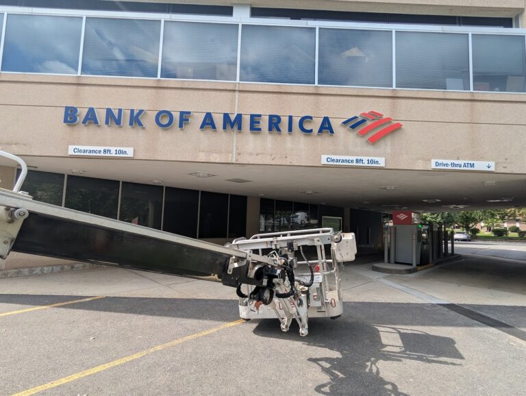 Bank of America building letters