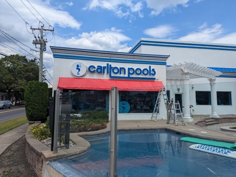 Carlton Pools channel letter sign