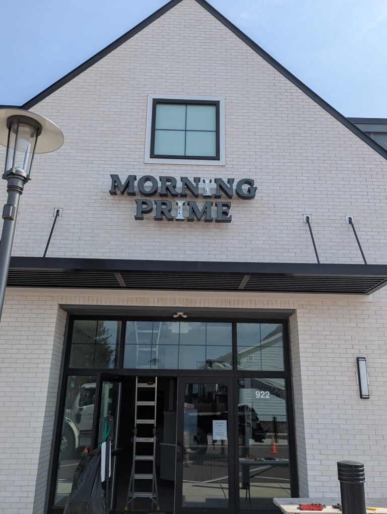 Morning Prime dimensional letters