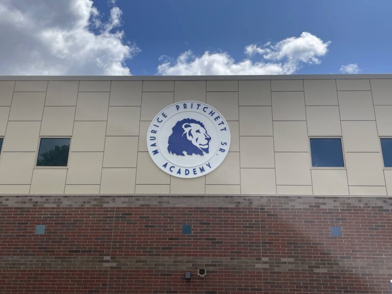School crest building logo sign